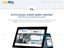 Tablet Screenshot of ezytire.com
